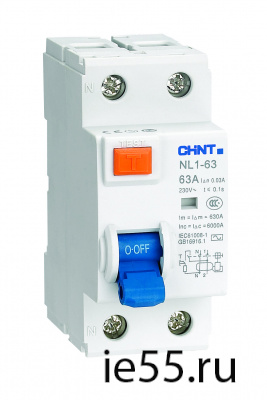 Устройство защитного отключения(УЗО) NL1-100 S 4P 80A 300mA 10kA тип AC (R) (CHINT)